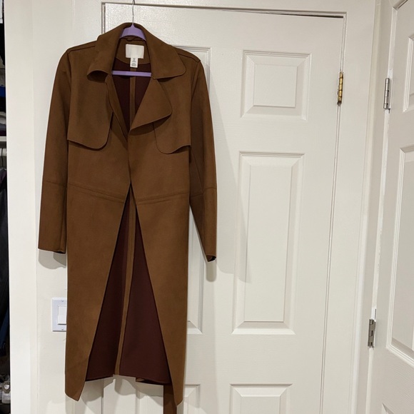 H&M Chic Tan Trench Coat - Picture 2 of 5